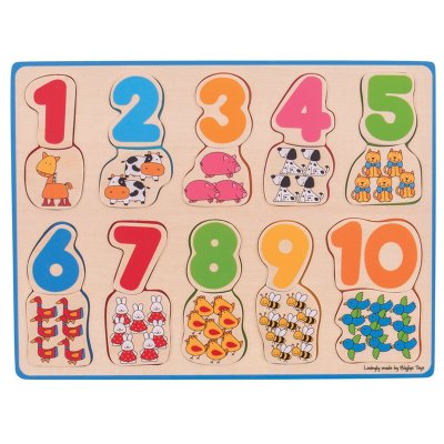 Bigjigs Toys Štetje puzzle 2