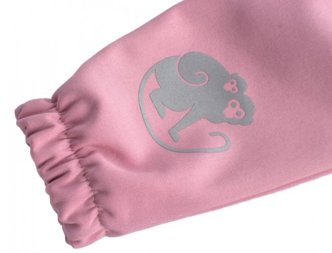 Spodnie dziecięce softshell z membraną Monkey Mum® - Wata cukrowa