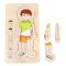 small foot Drewniane puzzle anatomiczne Tim