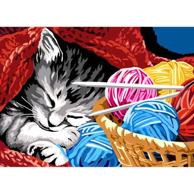 Brain Tree Puzzle Drowsy Kitten 1000 pieces