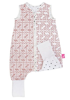 MOTHERHOOD Schlafsack Musselin mit Hose Pink Classics 12-18m 0,5 Tog