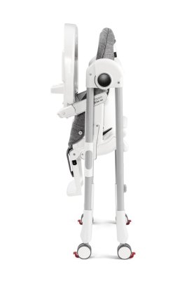 PEG PÉREGO Esszimmerstuhl Prima Pappa Follow Me Wonder Grey 2022 + gratis Bar