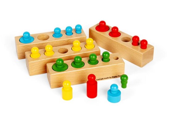 Bigjigs Toys Motorička umetaljka blokovi 24 komada
