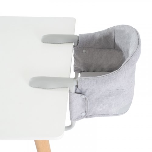 Scaun de masă bebe portabil Monkey Mum® - gri