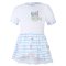 Body Kleid dünnes KR Set Outlast® - weiß/Wal