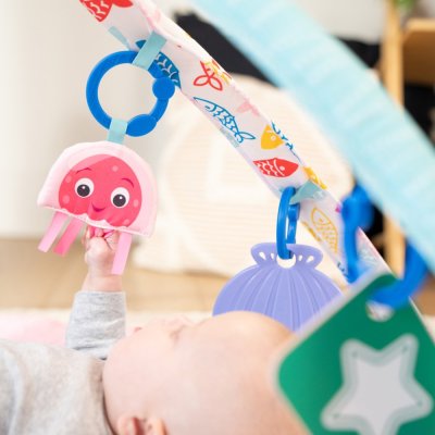 BABY EINSTEIN Spieldecke mit Aktivitäten 4-in-1 Kickin' Tunes™ Jellyfish Jamboree™ 0m+