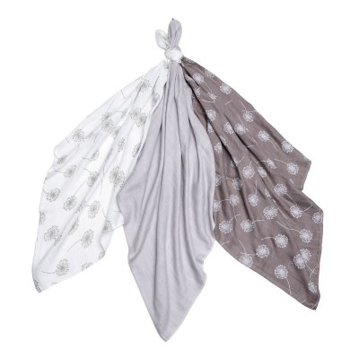 T-TOMI Organic pelene od bambusa 70x70 cm, 3 kom, maslačak