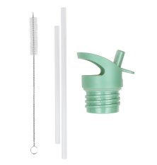 A Little Lovely Company - Bouchon, brosse et paille pour gourde inox - Les amis de la forêt