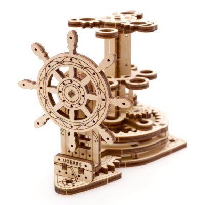 Ugears Puzzle 3D de madera mecánico Organizador de escritorio