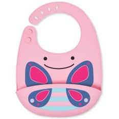 SKIP HOP Zoo silikonilappu Butterfly 6m+