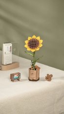 RoboTime 3D Holzpuzzle Sonnenblume