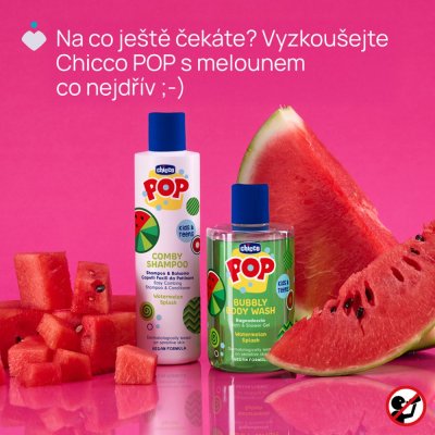 CHICCO Szampon i odżywka Pop Comby Watermelon 250ml