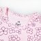 Body cienkie T-shirt PRINT KR Outlast® - różowe baby kwiatki
