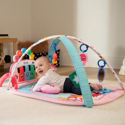 BABY EINSTEIN Spieldecke mit Aktivitäten 4-in-1 Kickin' Tunes™ Jellyfish Jamboree™ 0m+