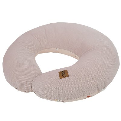 ECO Poduszka do karmienia mała VELVET Moje gospodarstwo Pudrowy róż 60x60 cm