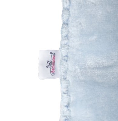 BABYMATEX Odeja Shell blue 80x100 cm