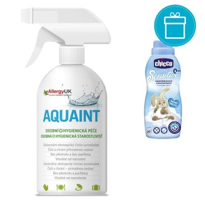 CHICCO Softener konzentriertes süßes Pulver, 750 ml + AQUAINT 500 ml