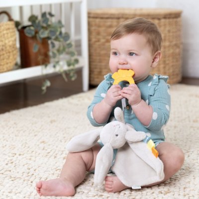 INGENUITY Kuscheltier-Spielzeug mit Beißring Häschen Cozy Sylvi™ 0m+