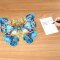 RoboTime Drewniane puzzle Motyl Morpho Helena