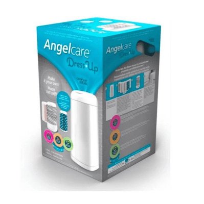 ANGELCARE Cestino per pannolini Dress Up + 1 cartuccia + cartucce di ricambio 6 pz