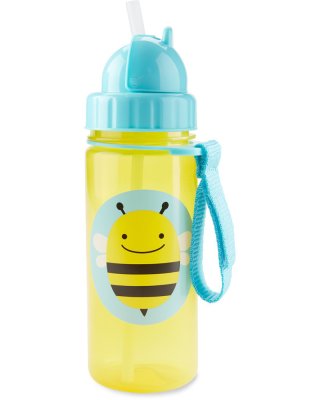 SKIP HOP Zoo Mug with straw PP without PVC and BPA Bee 12m+