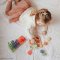 Bigjigs Baby Holzbausteine Formen und Farben