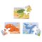 Bigjigs Toys Puzzle 3w1 Morskie zwierzątka