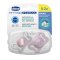 CHICCO Schnuller Physio Micro Silikon 0-2m Mädchen 2 Stk