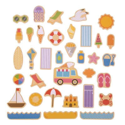 Bigjigs Toys Magnesy wakacje nad morzem