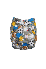 Fralda de bambu crescente- Rolar a bola