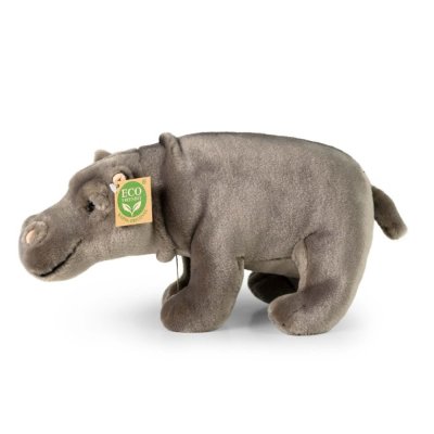Rappa Pluszowy hipopotam stojący 30 cm ECO-FRIENDLY