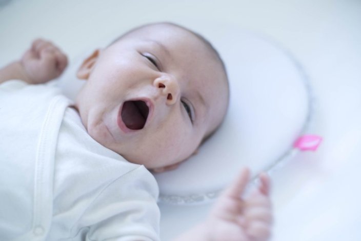 MOTHERHOOD Ergonomski stabilizirajući jastuk za novorođenčad Blue Classics novo 0-6m