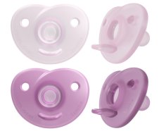 Philips AVENT Залъгалка Soothie 0-6м момиче, 2 бр