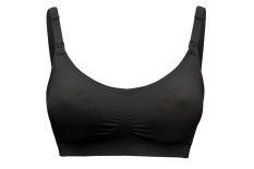 MEDELA Biustonosz Ultra ciążowy i do karmienia Keep Cool™, czarny L