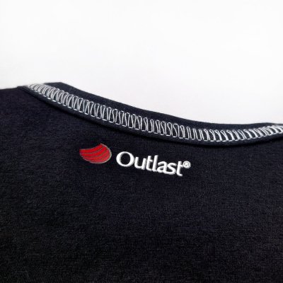 Maglietta sottile KR immagine Outlast® - nero