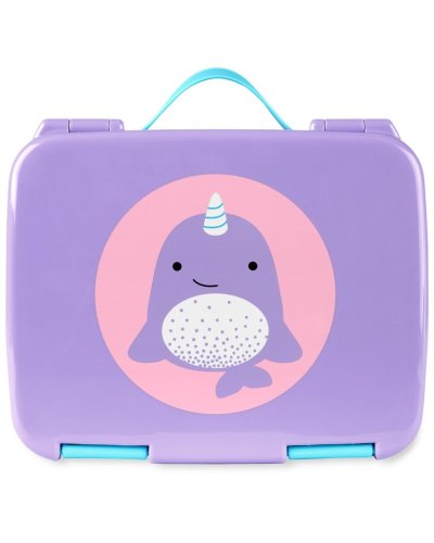 SKIP HOP Zoo Narwhal Bento Lunch Box 3yr+