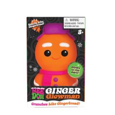 Schylling NeeDoh Squeezy gingerbread man glow in the dark