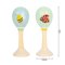 small foot Maracas de madera Abeja y Mariquita juego de 2 uds.