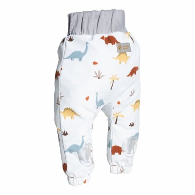 Otroške softshell hlače z membrano Monkey Mum® - Zgodba o dinozavrih
