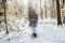 Be Lenka Kinderwinterschoenen op blote voeten Snowfox Kids 2.0 - Donker- en lichtblauw