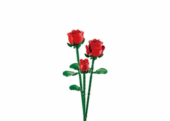 Sluban Flowers M38-B1101-04 Trandafir roșu în vază