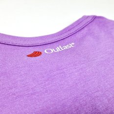 T-Shirt dünn KR Outlast® - lila