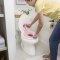 BRIGHT STARTS Flip & Sit™ MINNIE MOUSE™ Toilettensitzverkleinerer mit Klebefunktion, 18m+, bis 23kg