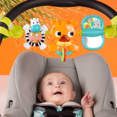 BRIGHT STARTS Tiger Bar Kinderwagenspielzeug, 0 m+