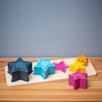Bigjigs Toys Csillagok formaberakó puzzle