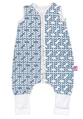MOTHERHOOD Schlafsack Musselin mit Hose Blue Classics 12-18m 0,5 Tog
