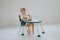 Sedia da pranzo per bambini 2 in 1 Grow - Blu
