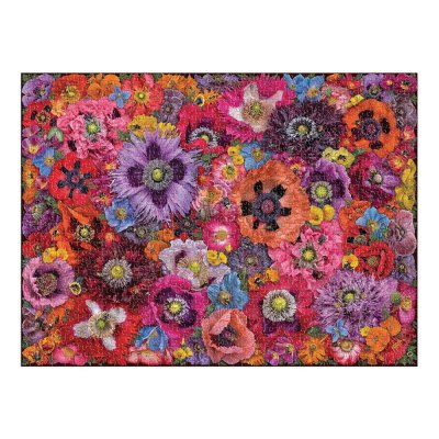 Puzzle Galison Abeilles parmi les Fleurs de Coquelicot 1000 pièces