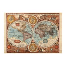 Dino Puzzle Mappa del Mondo del 1626 - 500 pezzi