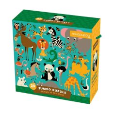 Mudpuppy Jumbo puzzle Životinje iz cijelog svijeta 25 komada